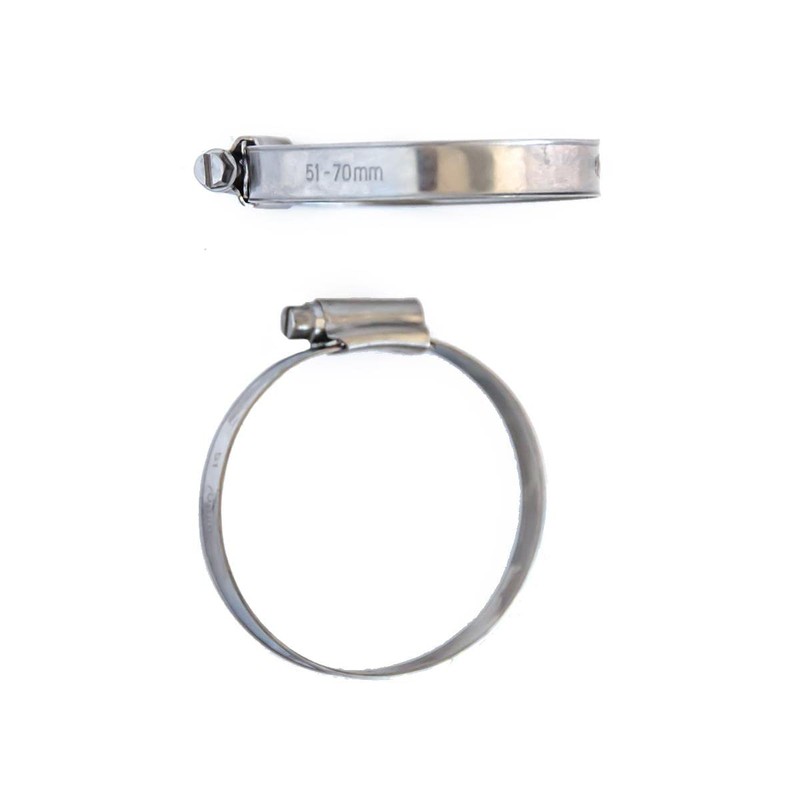 Pisces 51-70mm Stainless Steel Clips Hardware Tubing Clamps for 50mm