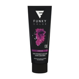 FUNKY COLOR Cerise 08, semi-permanent hair dye, semi-permanent hair colour. (28 colours)
