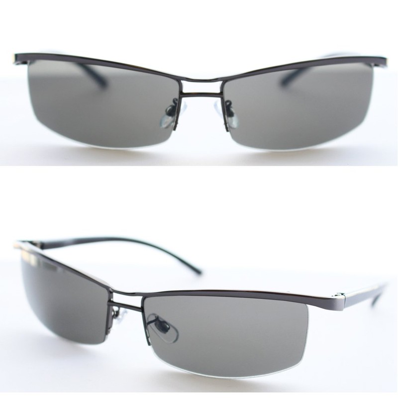 Eight Tokyo 342 Men's Sunglasses, Sharp UV Protection, gun/smoke