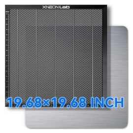 XNEONLab Honeycomb Laser Bed - 500 × 500 × 22mm Working Table with Aluminum Panel for XTool D1 /D1 Pro and Most Engraver Cutting Machine,Engraver Machine Accessories for Smooth Cut