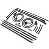 NEWZQ Set of 17 Door Tailgate Weatherstripping Seal Kit Replacement