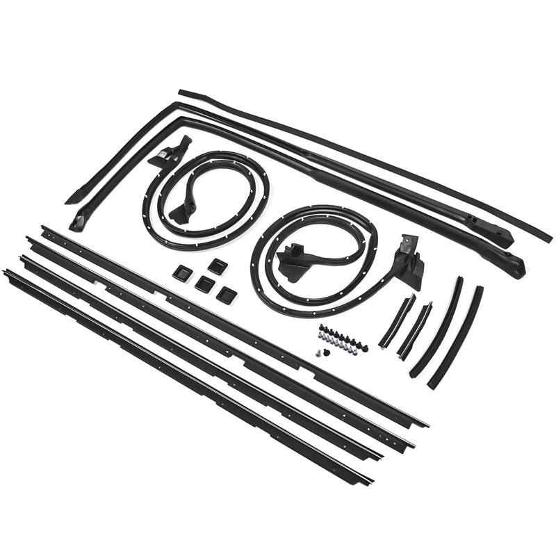 NEWZQ Set of 17 Door Tailgate Weatherstripping Seal Kit Replacement