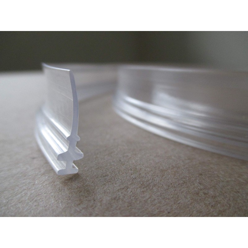Double T Shower Door Bottom Seal and Sweep Water Guard