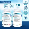 Vitamin K2 MK-7 Form Supplement. 100 mcg. 330 Veggie Capsules.