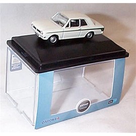 Oxford Ford Cortina Mk2 Ermine White Sherwood Green vehicle 1:76 scale diecast model