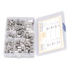 170pcs M3‑M10 304 Stainless Steel Rivet Nuts Durable Flat Head