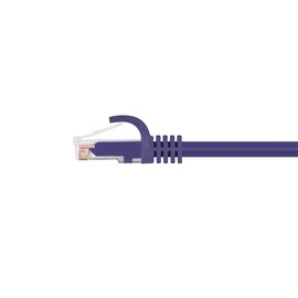 Monoprice Cat5e Ethernet Patch Cable - 10 Feet - Purple | Network Internet Cord - RJ45, Stranded, 350Mhz, UTP, Pure Bare Copper Wire, 24AWG - Flexboot Series