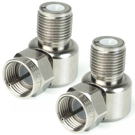 Original Cabelcon 90° Angle Adaptor F Female to F Male (Pack of 2)