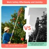 SHOUNAJIA 5-13FT Fruit Picker, Adjustable Long Handle Fruit Picker Pole