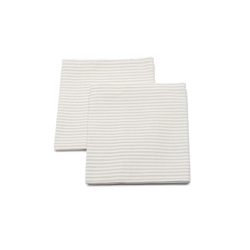 LinenMe Jazz 53% Linen 47% Cotton Tea Towels for Kitchen,