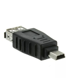 cable wholesale USB A Female to USB Mini-B 5 Pin Male Adapter - Part #: 30U1-05300