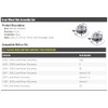 Front Wheel Bearing Hub Assembly Set of 2 - Compatible