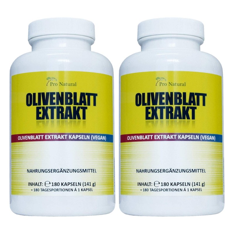 Olive Leaf Extract 650, 180 Vegan Capsules, High Dose with