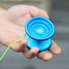YoyoFactory Bullseye Yo-Yo - Orange/Turquoise (DNA Tricks, Metal Yoyo, Cord,