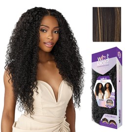 Sensationnel What lace 13x6 Wigs - aleena lacefrontal hand tied glueless synthetic with natural density preplucked hairline (BALAYAGEGOLD)