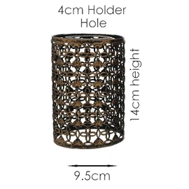 LEDSone Industrial Style Metal Cage Easy Fit Wire cage Lampshade for Indoor Pendant Lights Lights Shade for Dining Room Bedroom Loft Hallway (Brushed Copper 1)