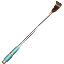 Back Scratcher Extendable Back Scratchers Handheld Back Massager with Massage Bead Portable Massage Tools Back Scratcher for Men Women Adults (Blue)