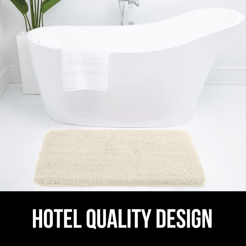 Gorilla Grip Premium Luxury Bath Rug, Absorbent, Soft, Thick Shag,