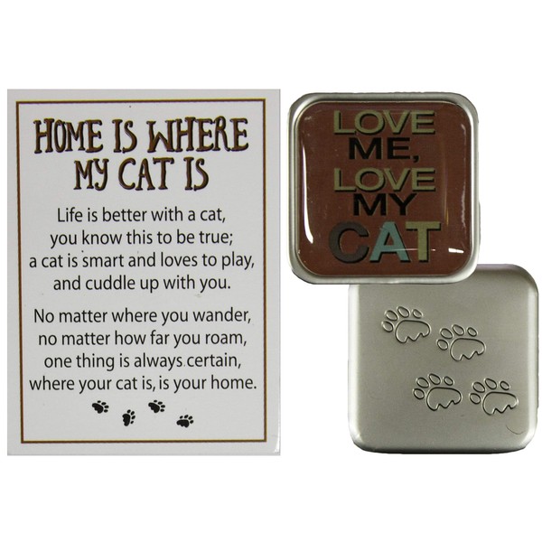 Gnz Cat Lovers Home is Where The Cat is Pocket