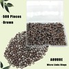 Aouuhe 500 Pcs Micro Link Rings Beads for Hair Extensions