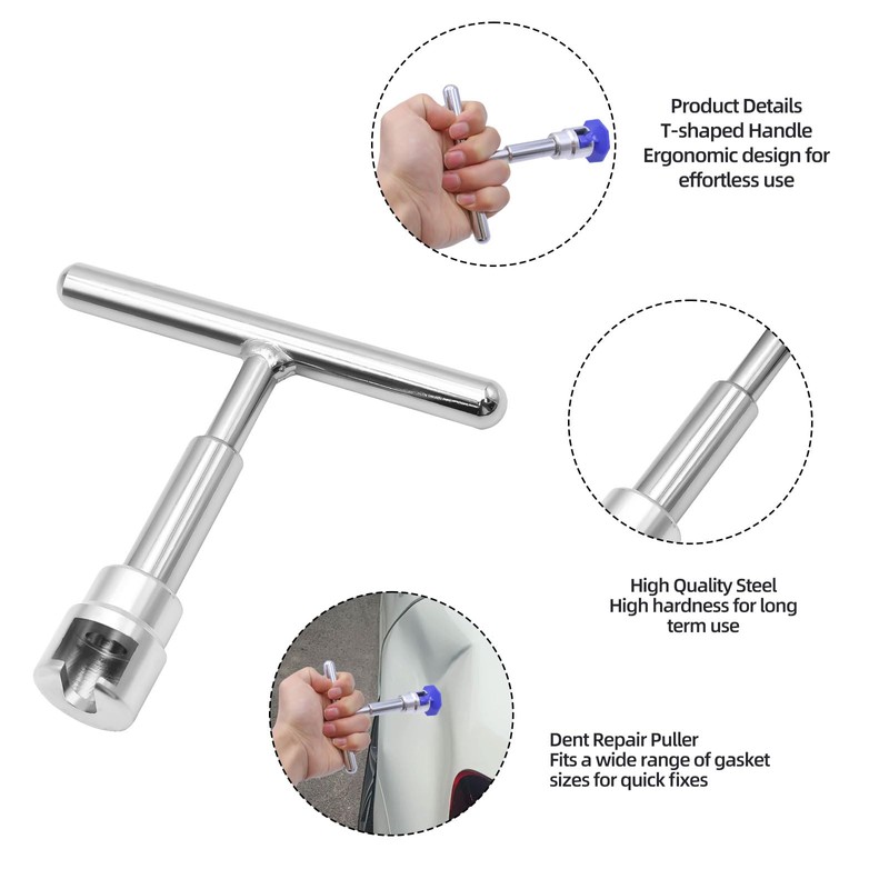 WYYFXY® Pack of 19 Dent Removal Tool, Paintless Dent Repair