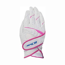 IOMIC X-FIT Glove Lady`s Golf Gloves, 8.3 inches (21 cm), Right Hand, Accessories, White x Rose Pearl, 8.3 inches (21 cm)