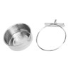 4 Pieces Parrot Food Cup Stainless Steel Bird Food Fruit