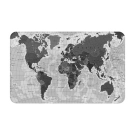 PPZCXWP Flannel Bath Mat - Non-Slip Quick-Dry Bathroom Rug with Stylish Prints, Eco-Friendly Absorbent Floor Mat for Shower, Poolside(Vibrant Designs, 20X31.5Inch)