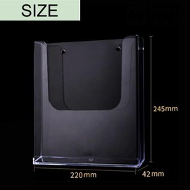 Asdays Catalog Stand Brochure Flyer Brochure Stand Leaflet Case Villa Holder Transparent Hanging A4 Size