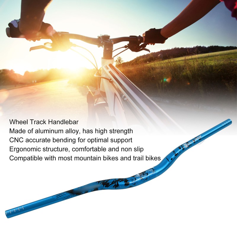 Wheel Track Handlebar Replacement Aluminum Alloy Bike Riser Bar 31.8mm