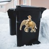 Extra Large 460mm 'Boy Riding an Elephant' Permanent Sticker Decal