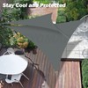 Heyomart Triangular Sun Sail, Waterproof, Sun Protection, Includes Mounting Ropes,