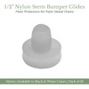 1/2" Nylon Stem Bumper Floor Protector, Protect Your Outdoor Furniture