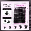 SOFENIDA Fluffy Lash Clusters Kit Thick 200D Lash Extension Kit