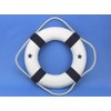 Hampton Nautical Decorative Life Ring New Lifering, 6", Blue