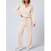 ANRABESS Women's 2 Piece Outfits Lounge Sets Casual Long Sleeve
