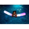 PoolCandy Inflatable Jumbo Swim Noodles (Illuminated LED Color Changing Swim
