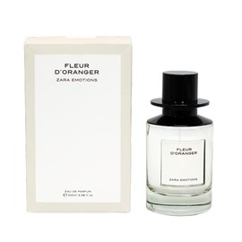Zara Fleur d'Oranger Perfume for Women EDP Eau de Parfum 100ml (3.4 fl oz) Fresh & Floral Notes of Bergamot, Orange Blossom, Neroli & Ylang Ylang Elegant & Sensual Fragrance