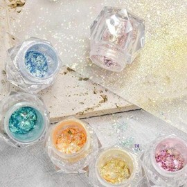 Other brands Nailflake Nail Art Aurora Flake Ice Reflective Glitter 6 Types - Aurora Flake - 04 / 네일프레이크 네일아트 오로라 플레이크 얼음 반사 글리터 6종 - 오로라 플레이크 - 04