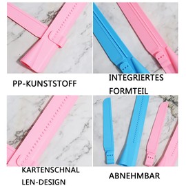 SHULLIN 2 Stück Fondant Kuchenschaber Glätter Kuchen Schaber Verstellbar Tortenspachtel Fondant Spatel Tortenschaber Kuchen Creme Plastik glatt machende verzierende Werkzeuge Fondant Glätter