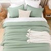 Litanika Oversized King Comforter Set 120x98, 3 Pieces Sage Green