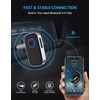 COMSOON Bluetooth Receiver for Car, Noise Cancelling 3.5mm AUX Bluetooth