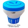 Floater Chlorine Dispenser for Pools Fits 3" Tablets [2 Chlorinating
