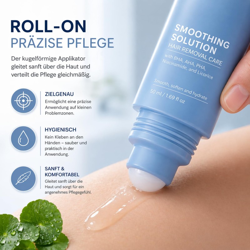 Smoothing Solution Ingrown Hair Care Roll On, Ingrown Hair Roller
