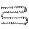 Welding Rhinestones Chain Tassel Pendant Belly Dance Decoration Jewelry Accessories
