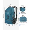 WATERFLY Small Lightweight Packable Backpack: 20l Ultra Light Foldable Travel