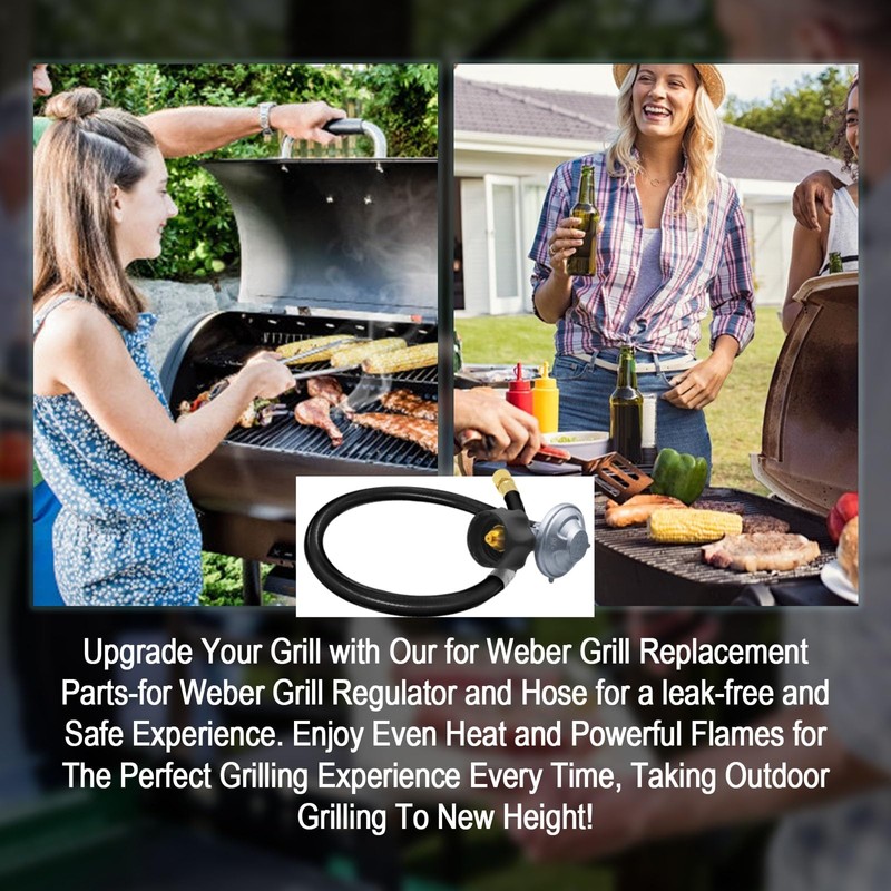 25" For Weber Hose and Regulator kit, Compatible With Spirit