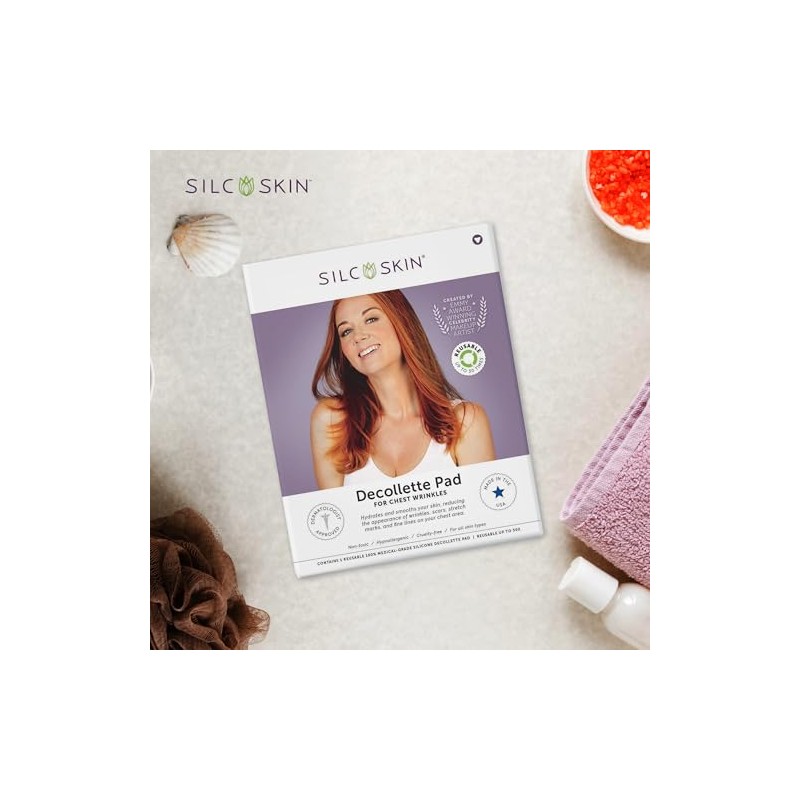 Silc Skin Almohadilla de escote para ayudar con las arrugas