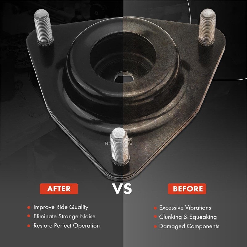 A-Premium Front Strut Mounts Compatible with Mitsubishi Outlander 2014-2020