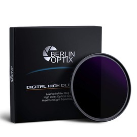 Berlin Optix Premium ND Filter 77 mm ∙ ND1000 Grey Filter 77 mm ∙ Effectively Insulates Incoming Light ∙ Perfect for Landscape Photography and Architecture Photography